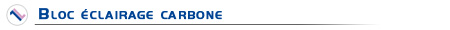 Titre &eacute;clairage carbone